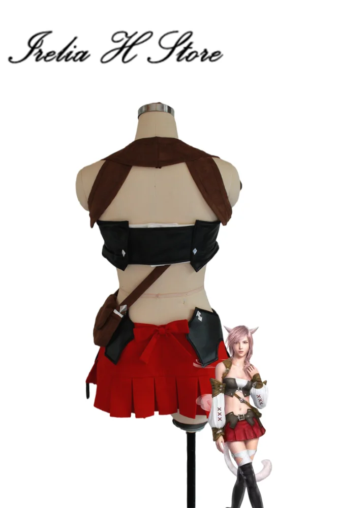 Irelia H 맞춤형 FF14 미코테, 파이널 판타지 XIV 미코테, 여성용 코스프레 코스튬