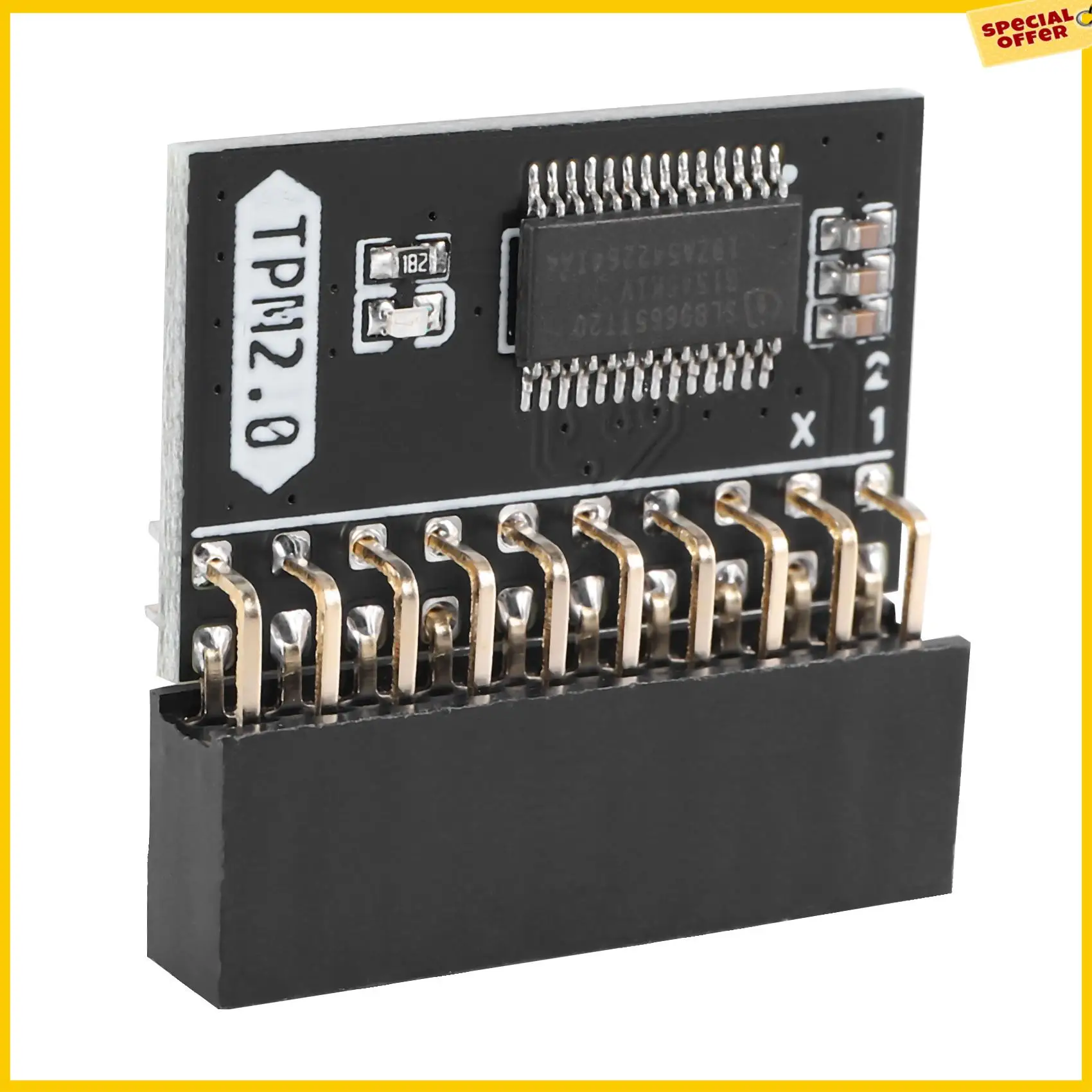 وحدة حماية A25P LPC 20Pin لـ ASUS TPM-L R2.0/جيجابايت GC-TPM2.0 وحدة منصة الثقة المتوافقة 20-Pin 20-1 L2P7