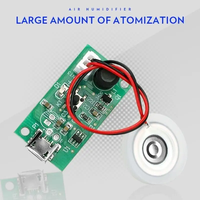 652F 20mm Ultrasonic Humidifier Mist Maker USB Ceramic Atomizer Transducer Humidified