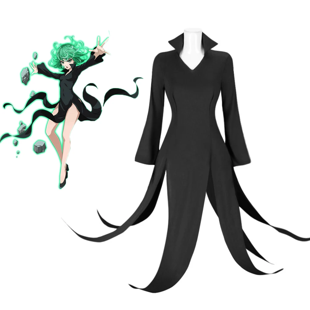 

Senritsu No Tatsumaki Cosplay Costume Terrible Tornado Dress Anime Cosplay Women Men Outfits Halloween Cosplay Costume Props