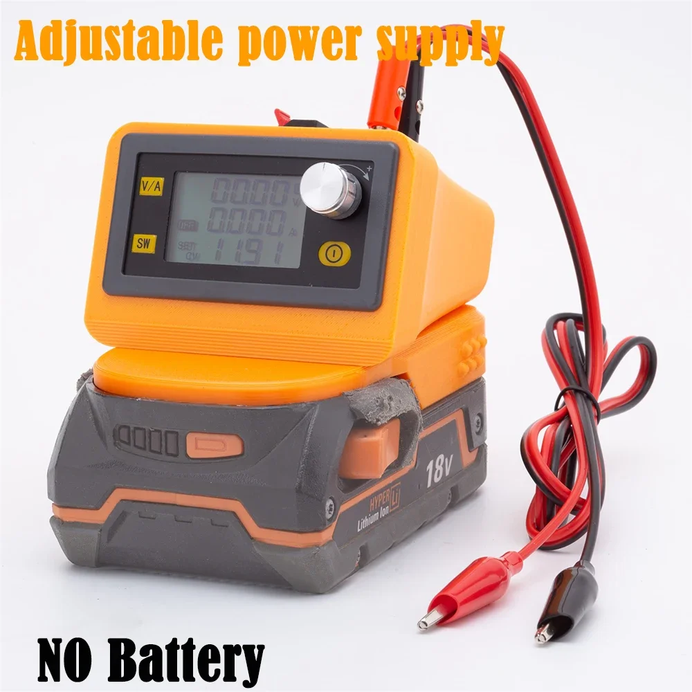 Portable CNC Adjustable Power Supply  For Ridgid AEG 18V Lithium Battery Buck Boost Converter DC Voltage Stable Outdoor