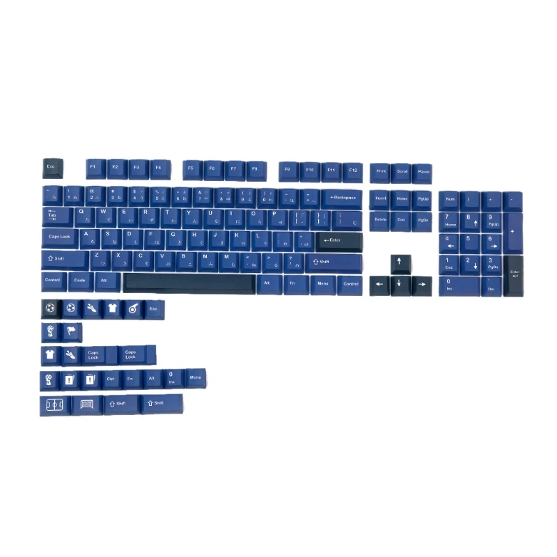 

128Keys Full Set Customized PBT Dye Subbed Keycap Forward Cherry for Key