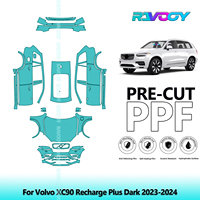 Car Precut Paint Protection Film Full Vehicle Anti-scratch Exterior TPU PPF For Volvo XC90 Recharge Plus Dark 2023-2024