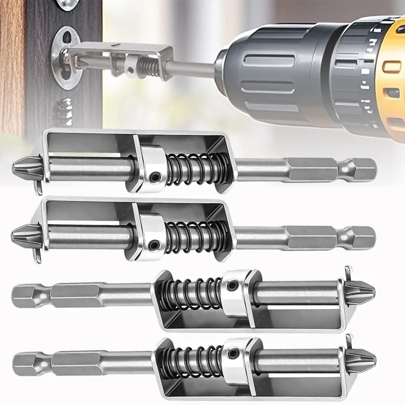 1/2/3pcs Screw Bit Holder Spring-Loaded Screw Holder Bit Anti-Drop Screwdriver Bit Garage Repair Quick Release Tool Attachment