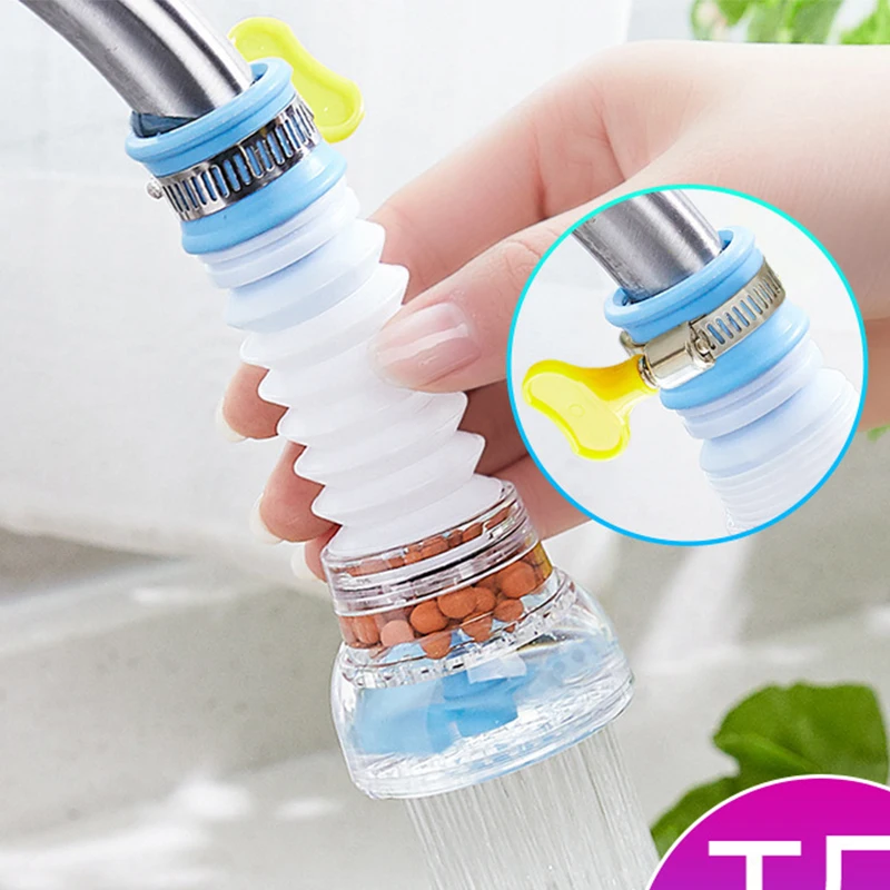 Rotating Extension Faucet Splash Proof Device Splash Proof Head Water Showerhead Extension Filter Nozzle Household Kitchen Unive - Detail 1