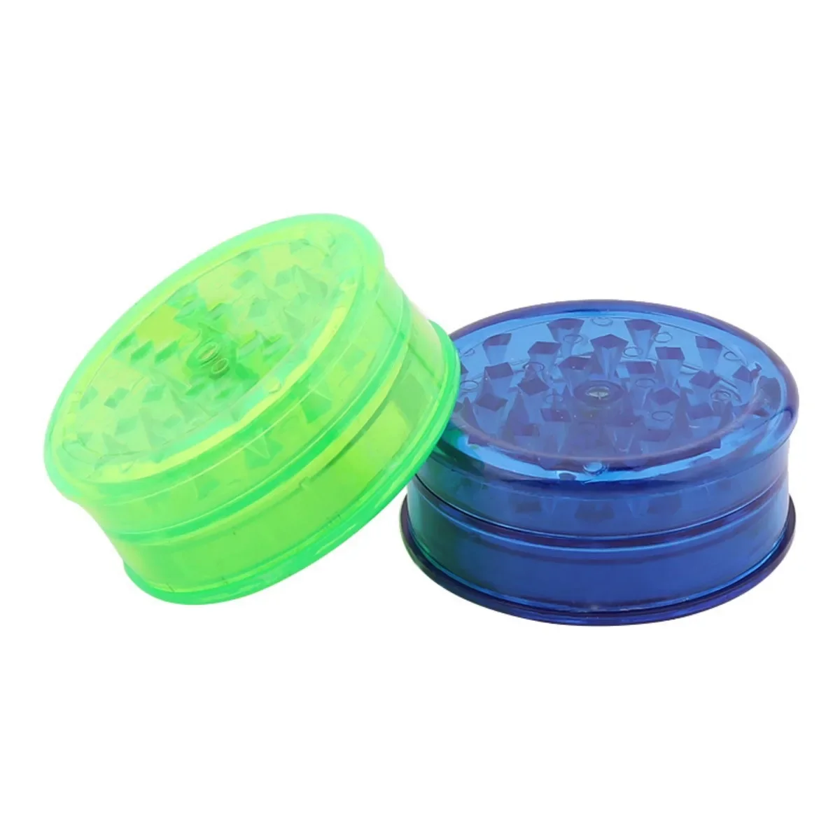 40/60mm Plastic Herb Grinder 3-layer Manual Spice Salt Mill Pepper Mortar Pestle Tobacco Grass Grinder Cigarette Smoke Tool - view 6