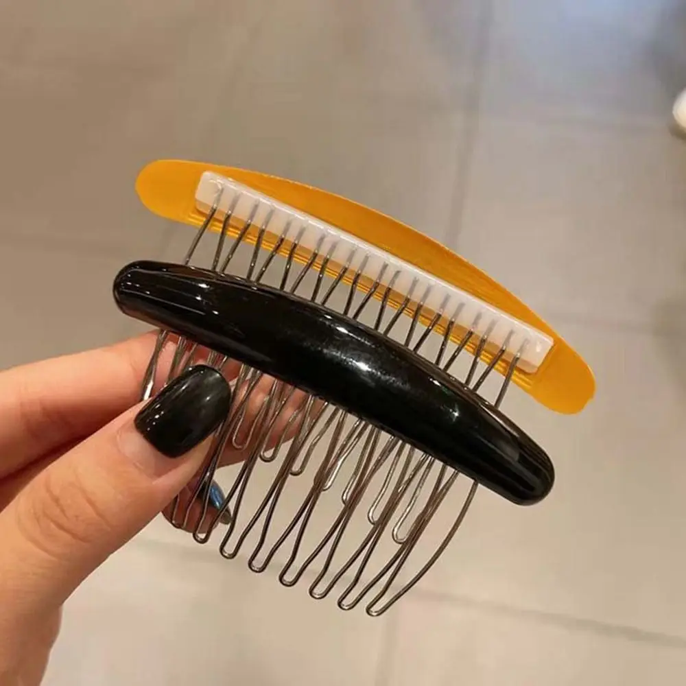 ヘアコーム ヘアピン サイドクリップ バレッタ ヘアコームクリップ ヘアアクセサリー 韓国風ヘッドウェア カットヘアクリップ 女の子