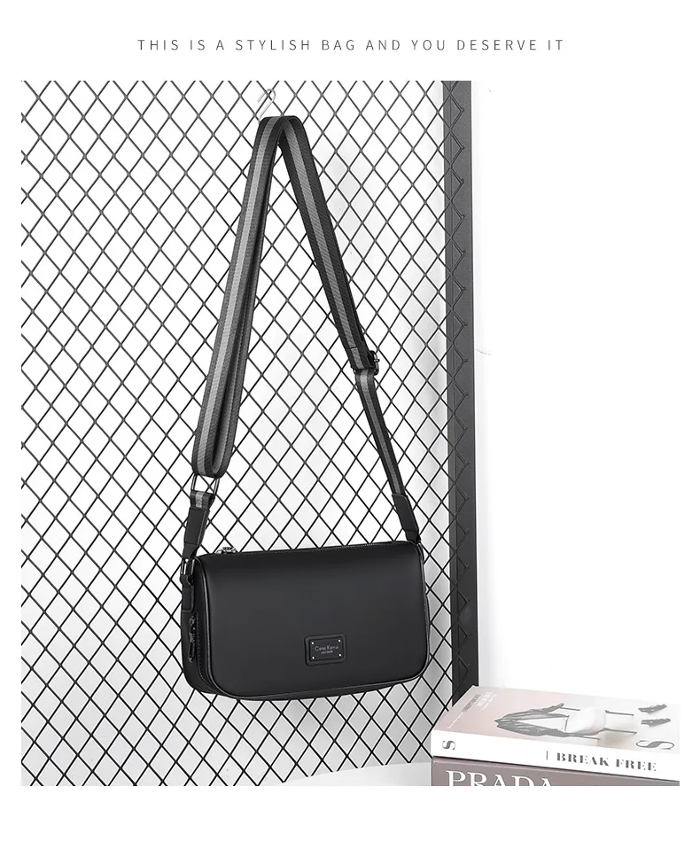 Neue Herren-Umhängetasche im koreanischen Stil, lässige Oxford-Schultertasche mit großer Kapazität, Pendler-Umhängetasche für Männer. – Detail 25