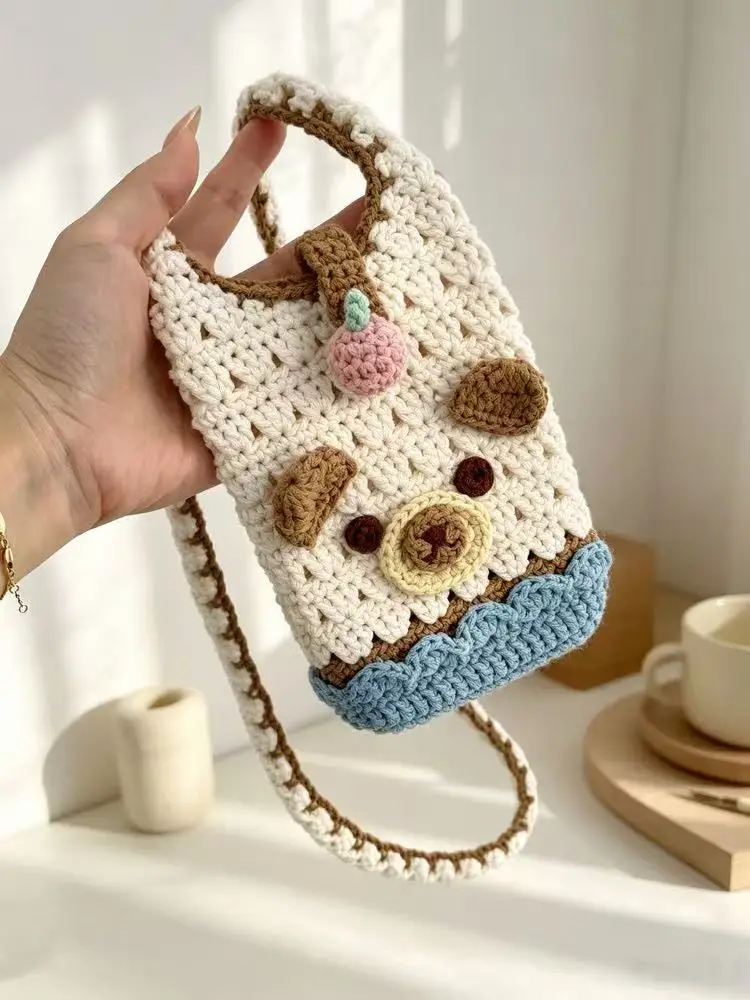 bolsa-para-celular-de-urso-e-coelho-kit-de-materiais-para-trico-diy-armazenamento-movel-artesanal-para-viagem-design-de-desenho-animado-fofo-kit-de-croche