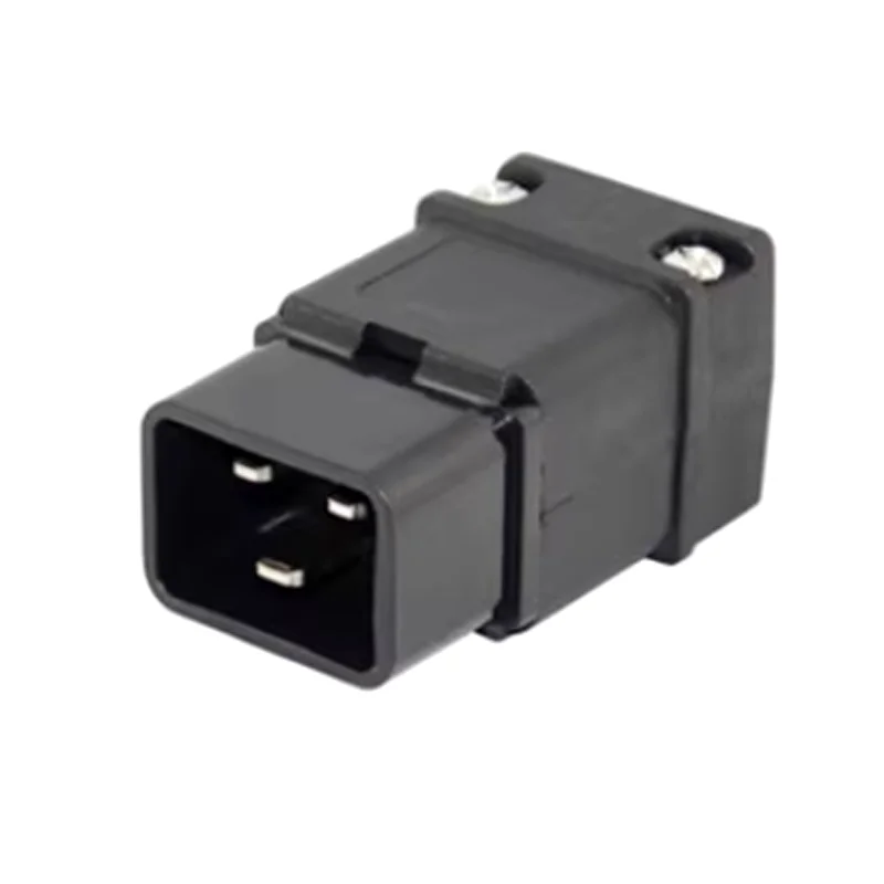 1 STKS Zwart 16A 250 V IEC 320 C19 C20 Vrouwelijke Mannelijke AC Elektrische Power Kabel Cord Connector PDU UPS Verwijderbare Stekker