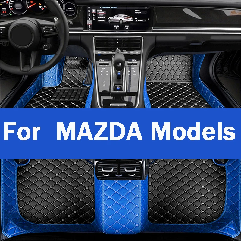 Car FloorMat For MAZDA Mazda 3 Mazda 3 BL Mazda 3 BM Mazda 3 s GT Mazda 2 BT50 CX-3 CX-5 CX-7 CX-8 CX-30 CX-9 MX-5CarAccessories