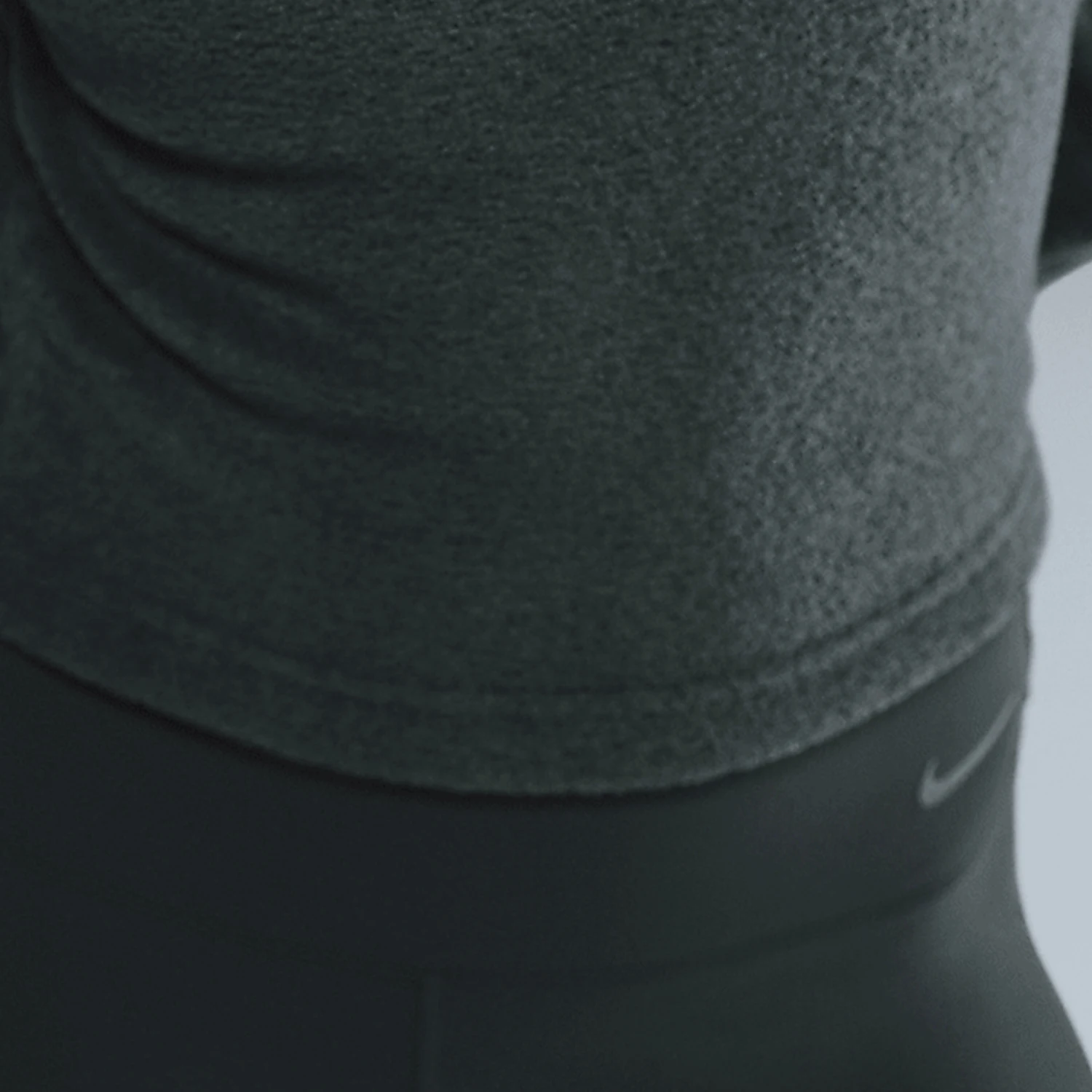 Nike Genuine Product سترة شتوية نسائية رفيعة نصف سحاب مبطنة بالصوف FV8029-338 #4