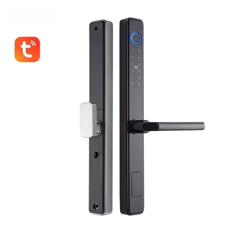 Tuya  Smart Lock Outdoor Waterproof Fingerprint Lock Aluminium Alloy Door  Compatible With 85 and 92  Bodies