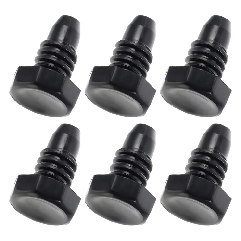 

6Pcs Cue Bottom Cover for Billiard Cue Wear-Resistant Protective Plug Dustproof End Caps for Pool Snooker Cues Long-Lasting