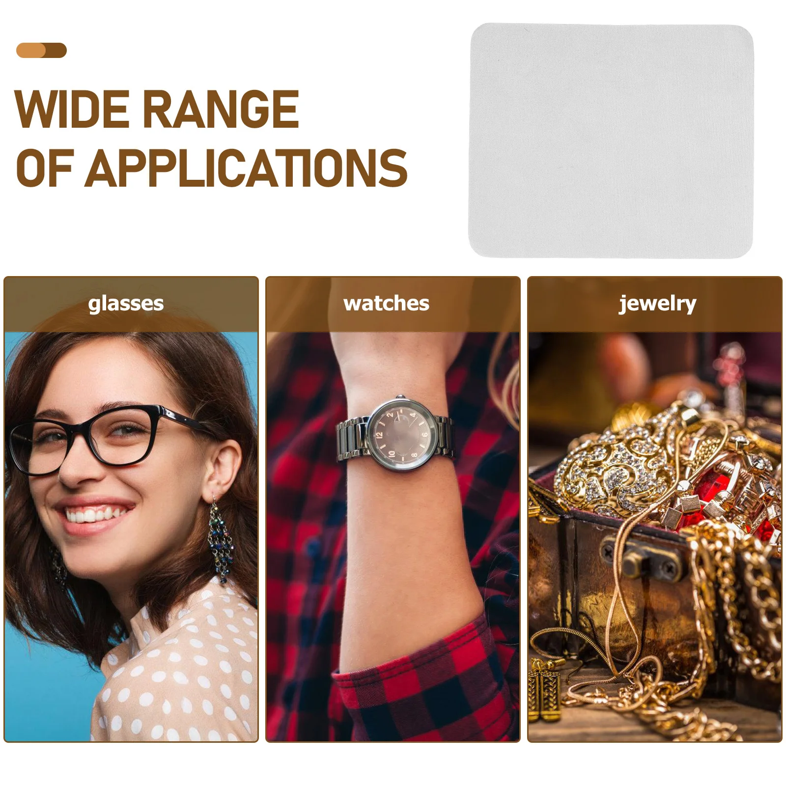 

20Pcs Eyeglass Cloth for Cleaning Supple Lens Wipes Portable Glasses Screen Jewelry Watches Eyeglass Cloth for Cleaning