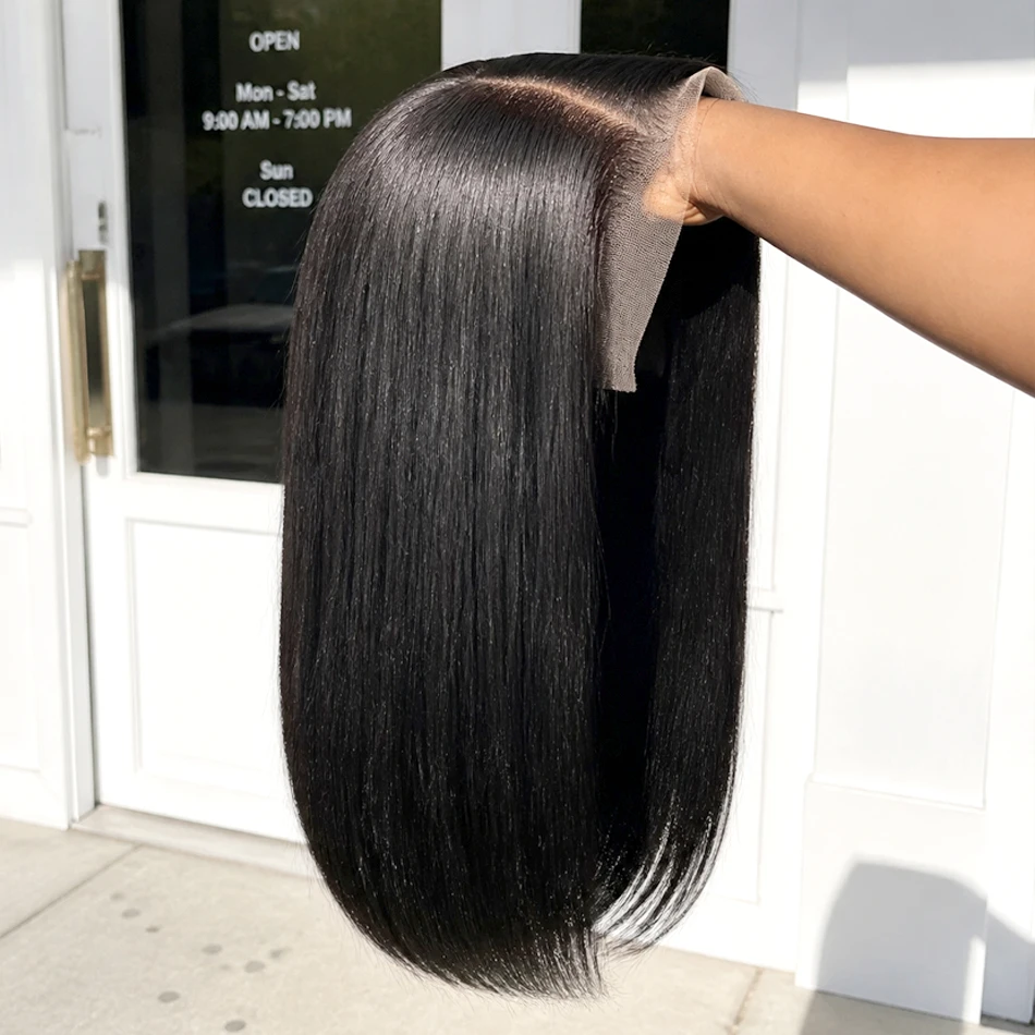 Glueless Wear And Go Human Hair Wig - Wig Bob Rambut Manusia Pendek Lurus