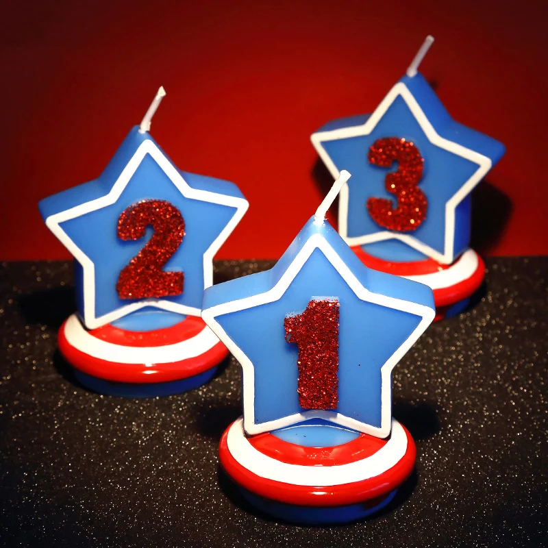Birthday Candle Digital Creative Children's Cake Decoration view 4