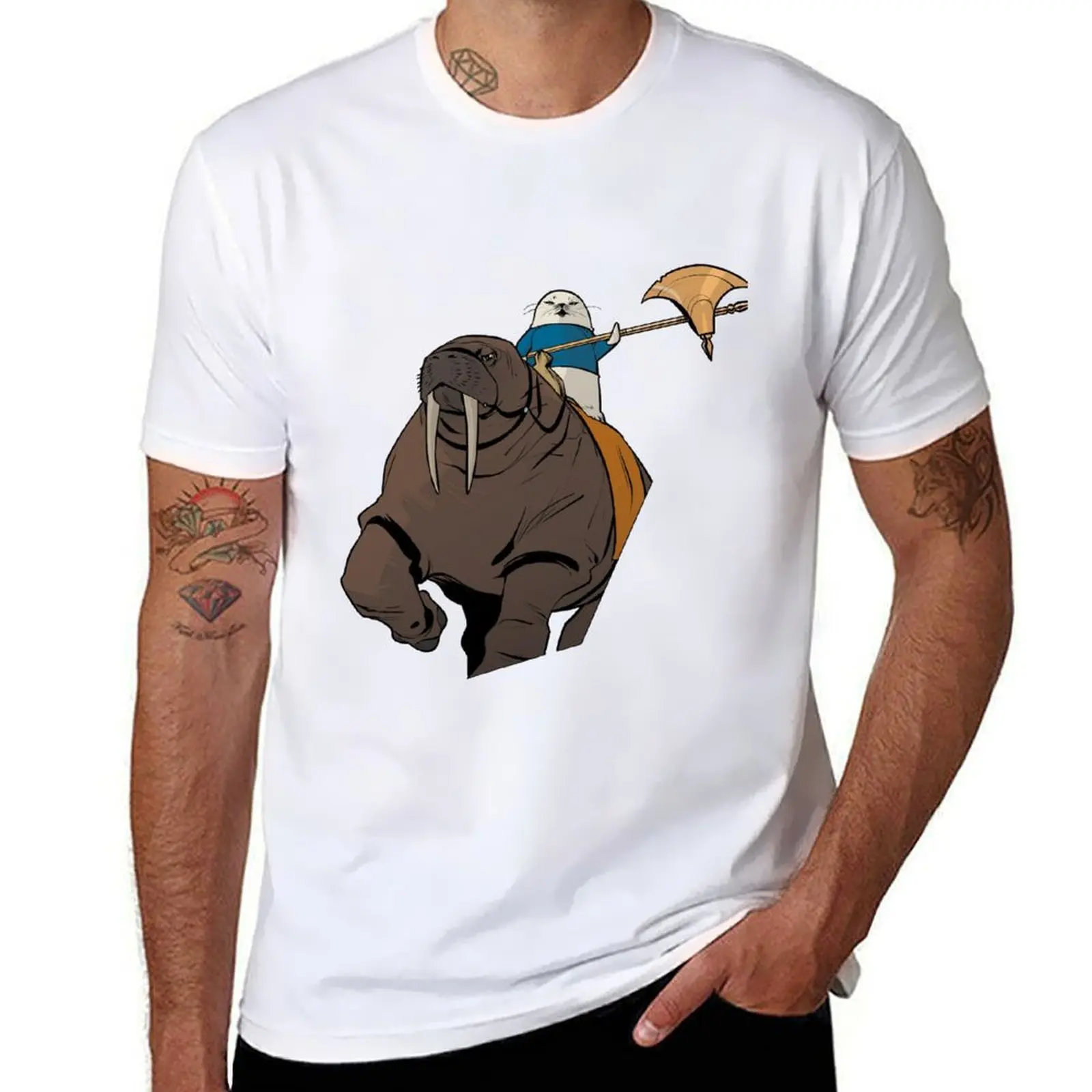 Saga, Ghus, Friendo, Axt, Siegel, Walross, Prinz-Roboter IV, Liegende Katze, Gwendolyn, The Will, Brian Vaughan, Brian K. Vaughan, Fiona St T-Shirt
