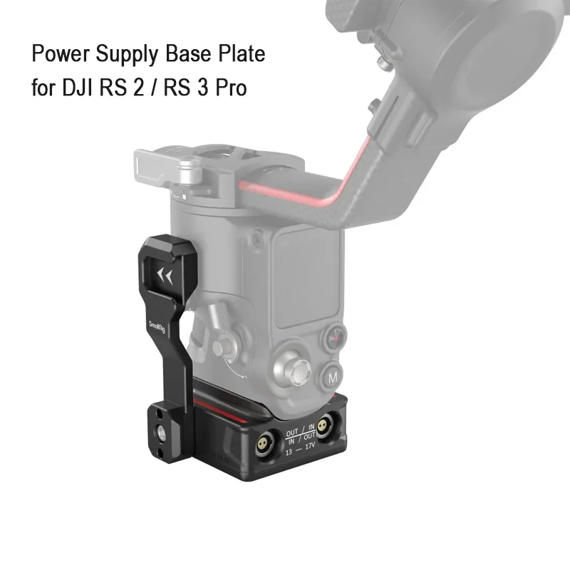 SmallRig 3252 Power Supply Base Plate External Power Feeding Solution for DJI RS2 RS3 pro RS4 pro Camera Stabilization Accessory