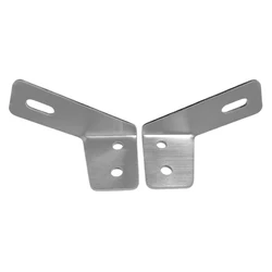Soportes de soporte de riel de alforja de guardabarros roto lado derecho/izquierdo puntal de acero inoxidable Compatible con Harley Touring 1985-2008