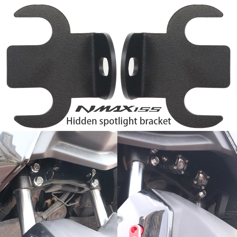 Motorcycle Accessories Spotlight Bracket Holder Sport Light Fog Light Mount Bracket for YAMAHA NMAX155 NMAX N-MAX 155 2025