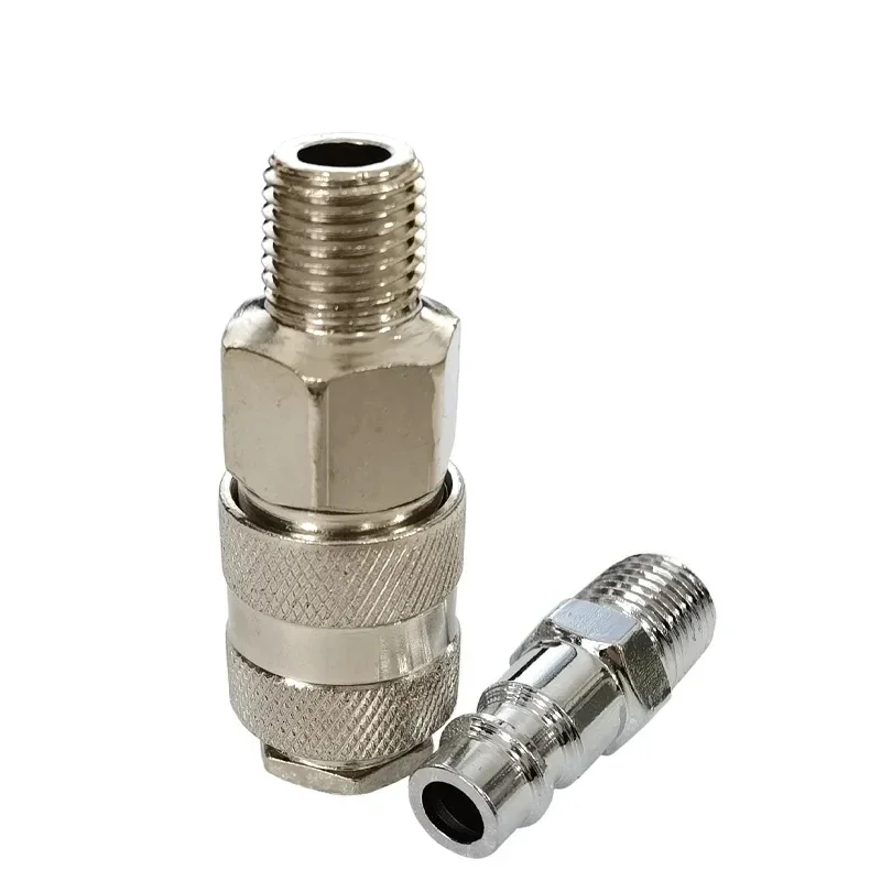 SM20 PM20 EU Type Quick Push In Connector Pneumatic Fitting High Pressure Work On Air Compressor European Standards