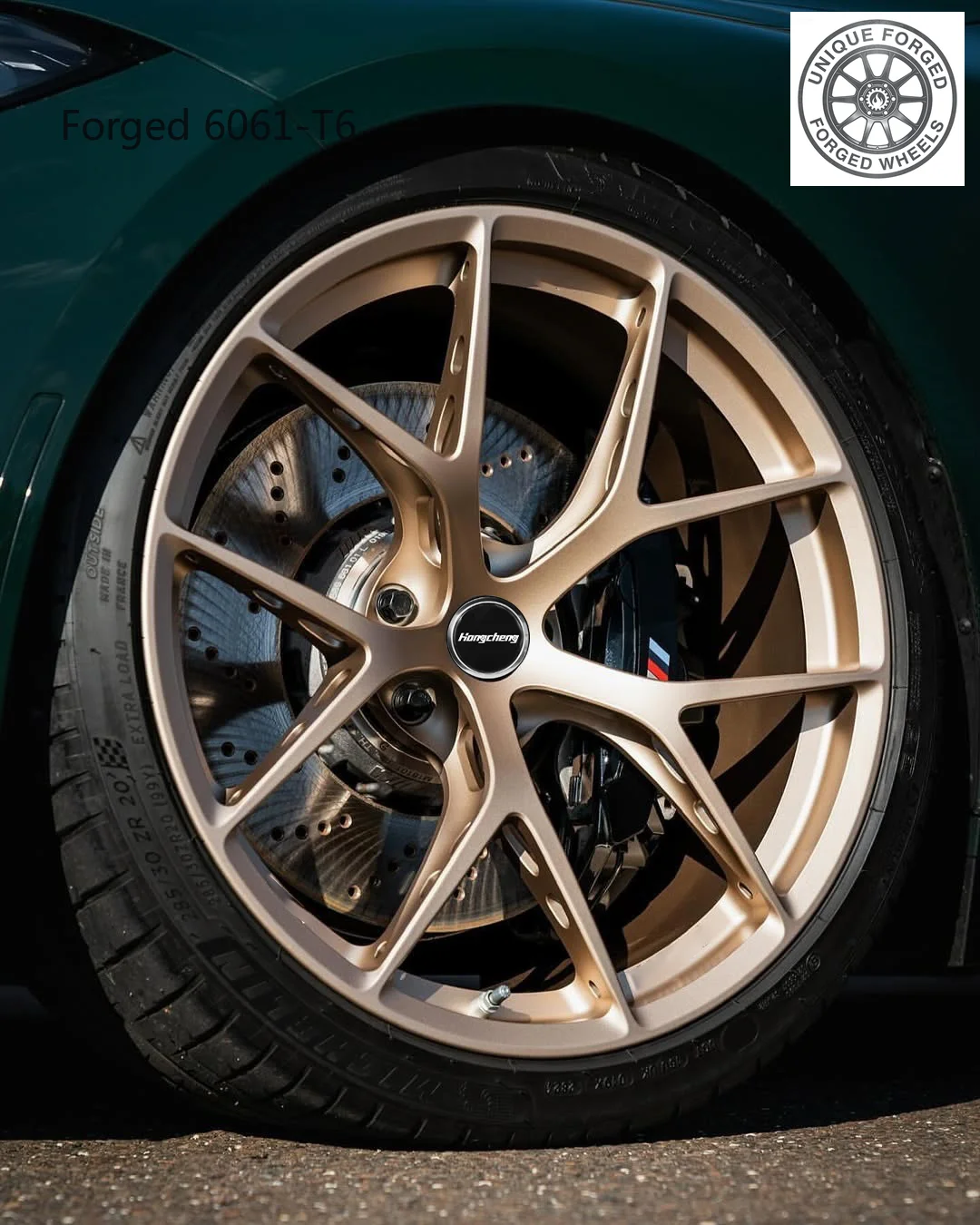 

26 Style Custom Forged Alloy Luxury Satin Golden 5x120 Concave Wheels Rims 18 19 20 Inch
