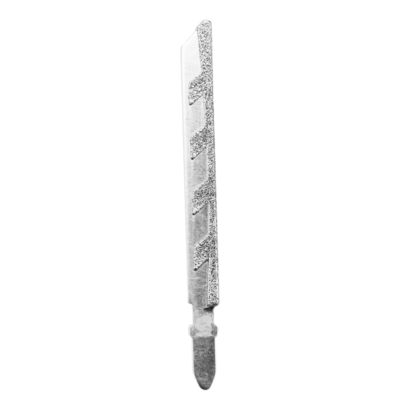 Scie sauteuse à tige en T revêtue de diamant, jeu de lames de scie sauteuse, outils électriques de coupe de carreaux de granit Mascirculant, 101mm, 4 po, 15 pièces