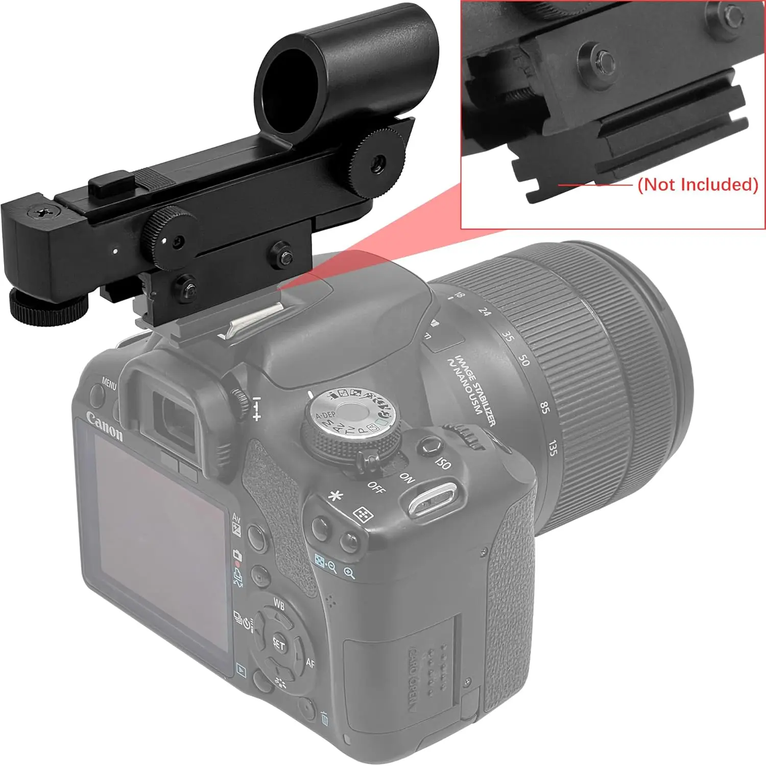 نطاق مكتشف النقطة الحمراء اتجاه سطوع قابل للتعديل لمراقبة الكواكب للتلسكوب الفلكي