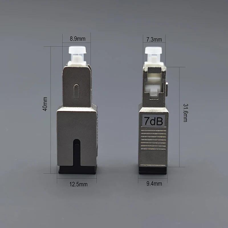 FOCC FIBER Fixed SC/UPC Single Mode Male-Female Attenuator Connector Flange Coupler 1~30dB Low Insertion Loss