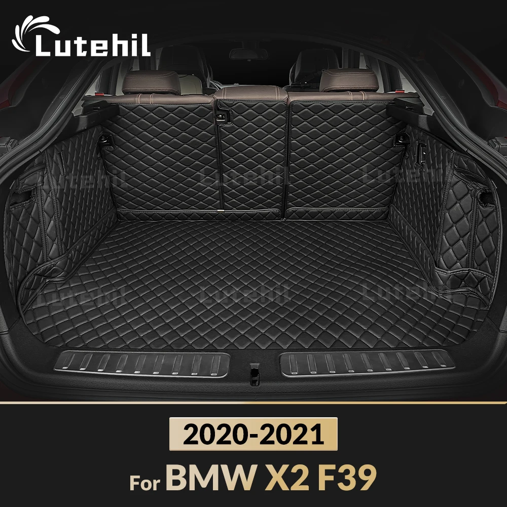 

Для BMW X2 F39 2020 2021, автомобильный коврик для багажника с полным покрытием Lutehil, чехол для багажника автомобиля, подкладка для багажника, аксессуары для интерьера