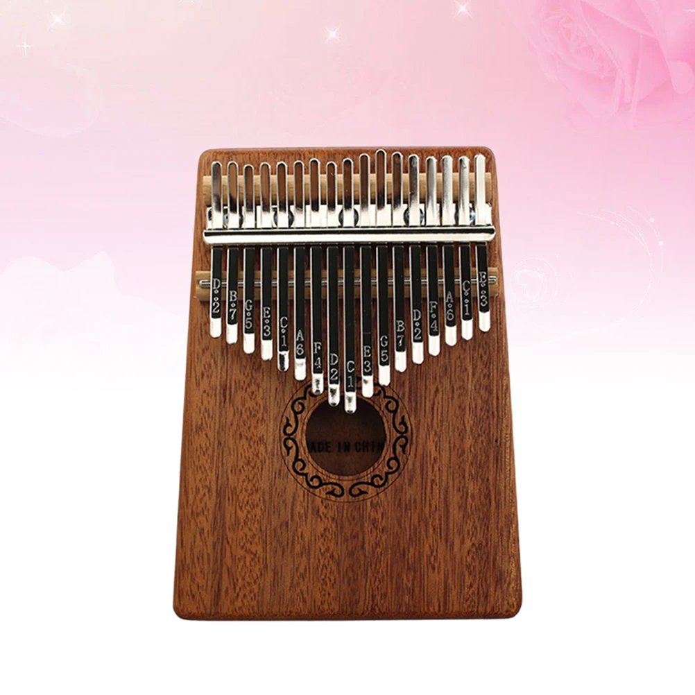 

17 Keys Thumb Piano Kalimba Bamboo Instrument Easy to Learn Play Coordination Rhythm Lightweight Portable Gift Musicians Unique