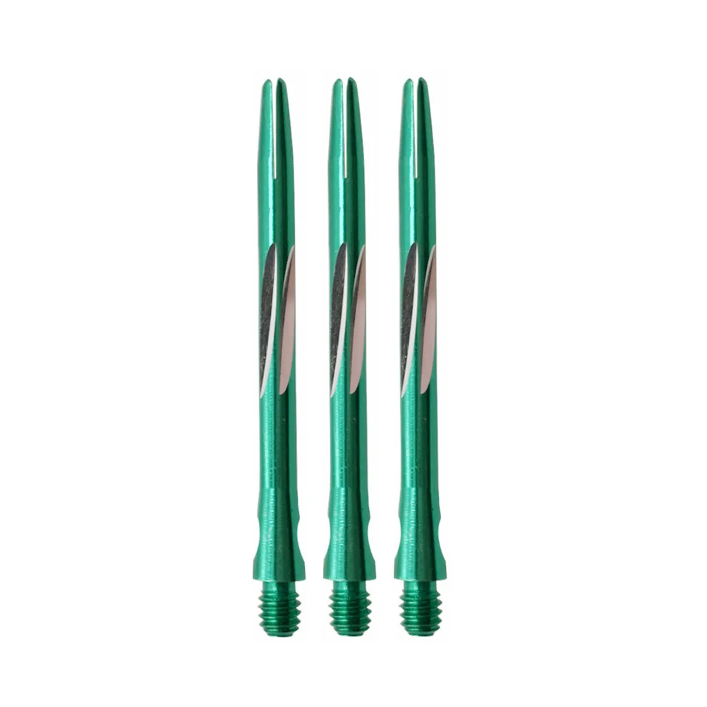 6pcs Aluminium Alloy Shafts 48Mm Medium Length Smooth Grip Compatible With 2Ba Thread Flights Dart Accessories Rod Outdoor