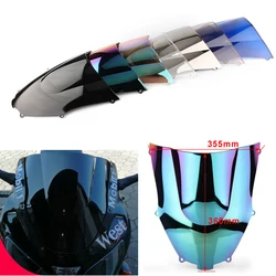 Motorcycle Double Bubble Windshield Deflector Protector Wind Screen For Kawasaki ninja ZX9R 2000 -2001 2002 2003 2004 2005 ZX 9R