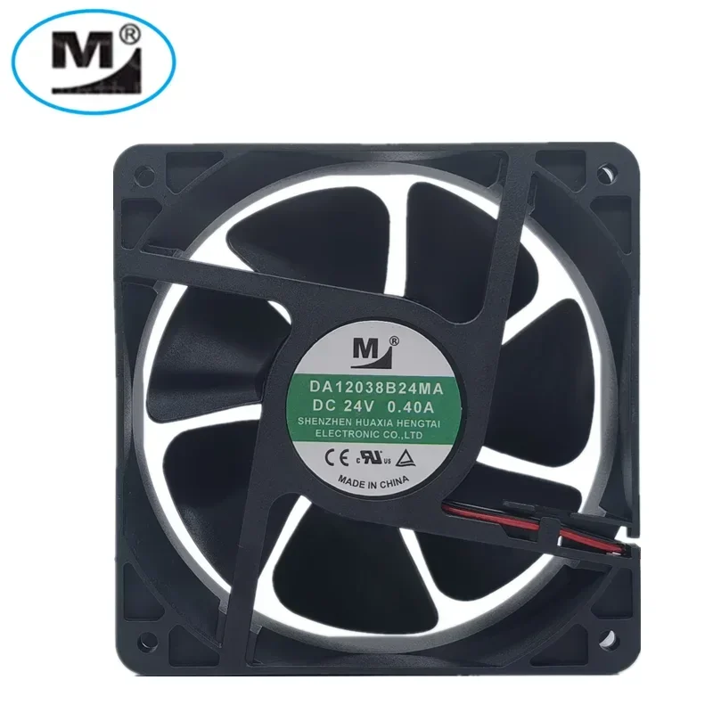 

+New 12cm for DA12038B24MA 24V 0.40a 12038 large air volume frequency converter switch fan