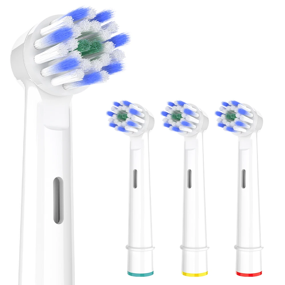 Compatible with Oral B Electric Toothbrush Replacement Brush Heads, Soft Bristles Toothbrush Head Refills for OralB Pro 1000/500
