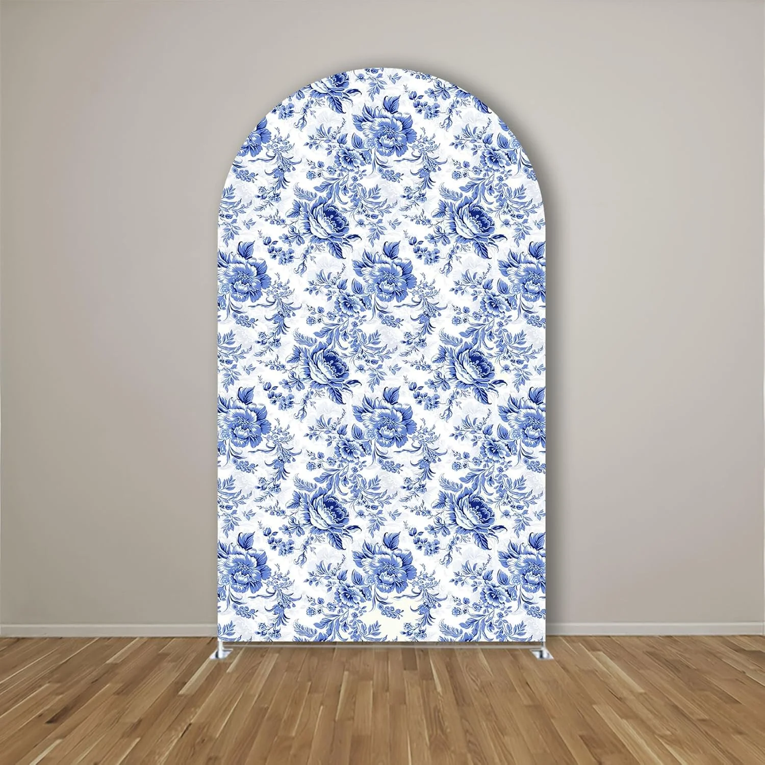 

Синий Флор с аркой Флора, чехол для детского душа, украшения для детского душа, подставка для арки, чехлы из спандекса, послеобеденный чай, событие, свадьба