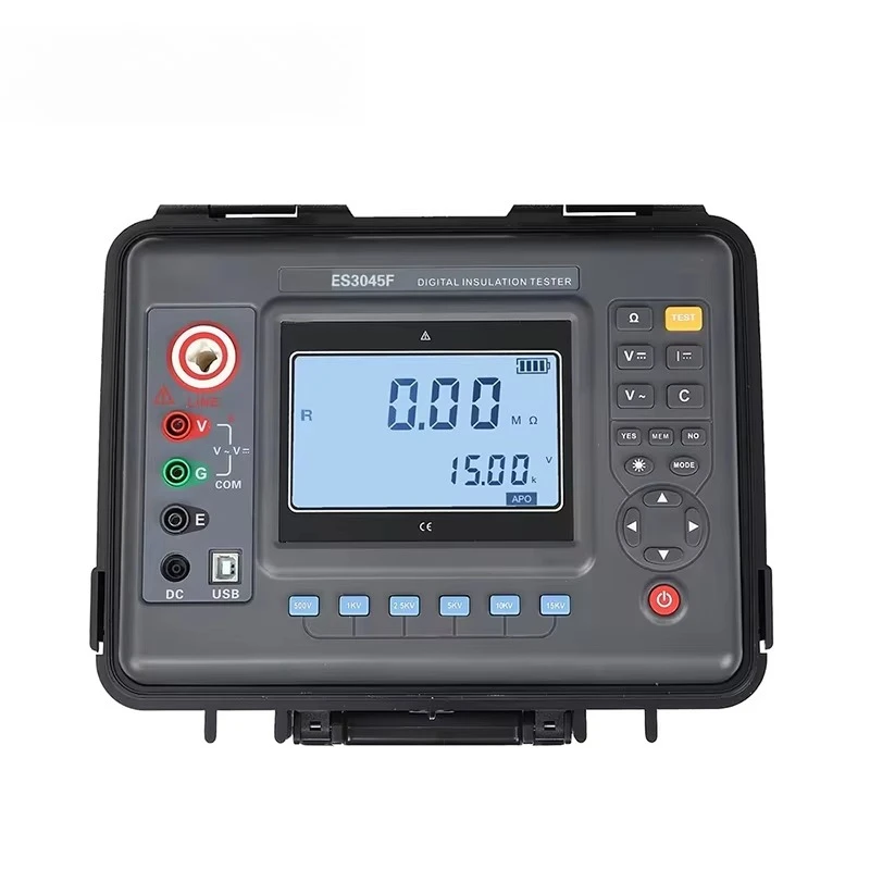 ES3045E Digital Insulation Resistance Tester 10KV Electronic with 220V 1-Year Warranty