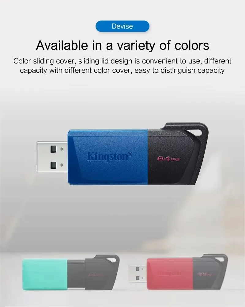 キングストン DataTraveler エクソディア M USB フラッシュドライブ 64 ギガバイト 128 ギガバイト 256 ギガバイト USB 3.2 ペンドライブミニキーメモリ DTXM フラッシュドライブコンピュータ用