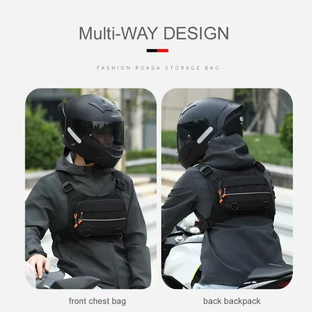 

NEW Chest Bag Oxford cloth Large Capacity Running Front Vest Backpack Cycling vest bag Outdoor Camping Fishing Hunting