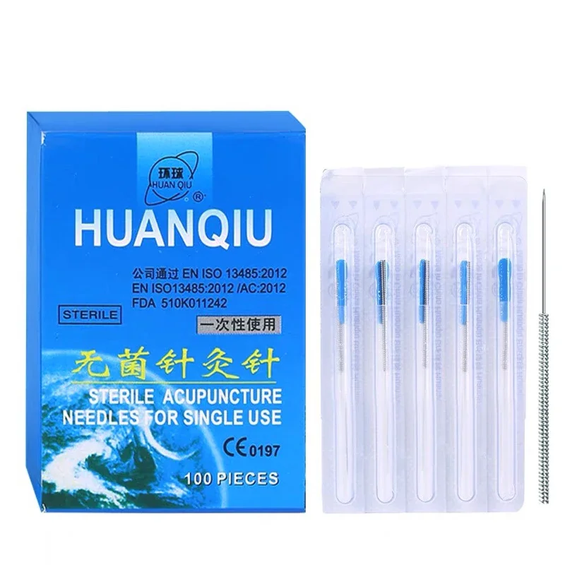 Wholesale 1000Pcs=10Box Sterile Acupuncture Acupoint Therapy Needle Single Use Guide Tube