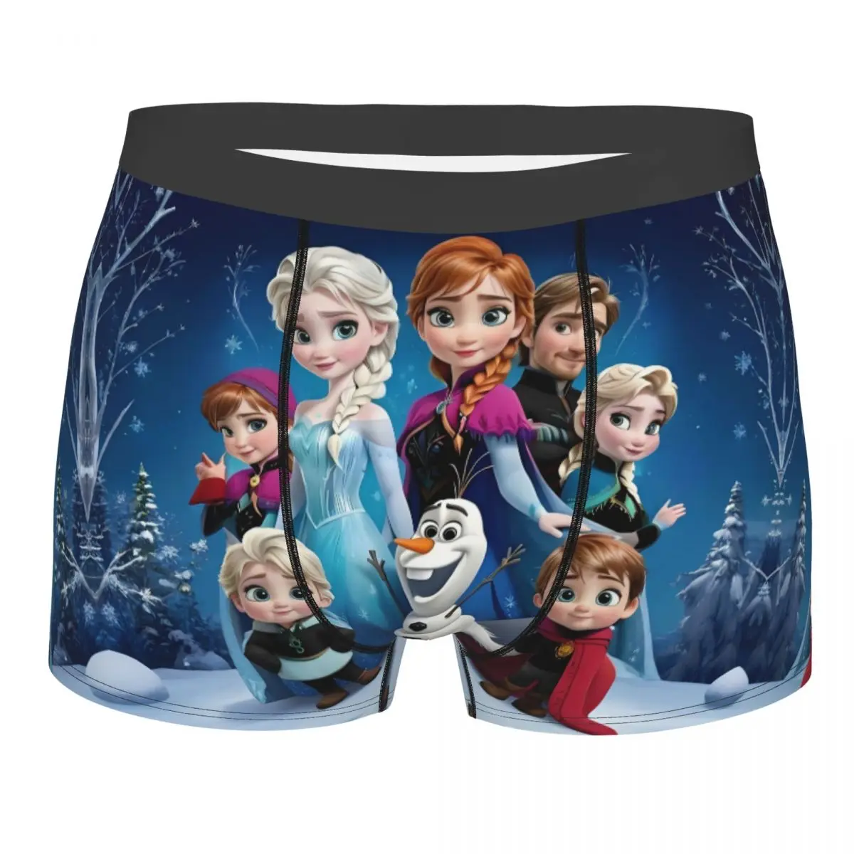 

Custom Kawaii Frozen Fantasy Film Boxers Shorts Mens Anime Kawaii Briefs Underwear Novelty Underpants