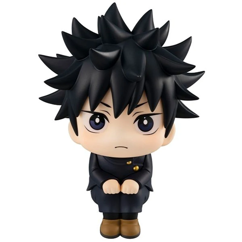 

Anime Kawaii Fushiguro Megumi Lookup Toy Jujutsu Kaisen Mini Figures Megumi Sitting Figure Cute Doll PVC Collection Model Gift