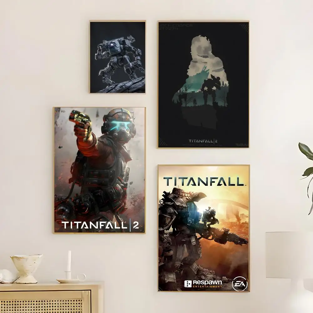game Titanfall 2 Poster  Poster Print Wall Art Pictures Canvas Painting Living Room Bedroom Home Decor
