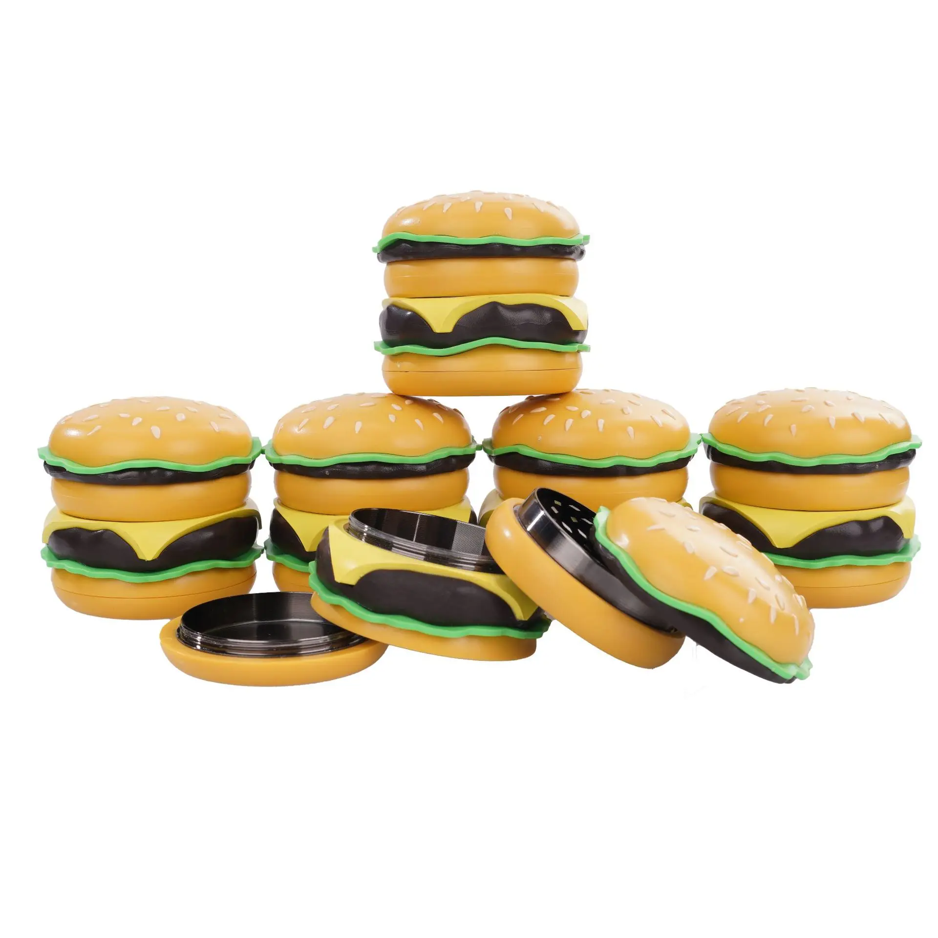 

New Hamburg 4-Layer Cigarette Grinder | Zinc Alloy Herb Crusher | Fast Grinding for Tobacco & Herbs Processing tobacco/herbs