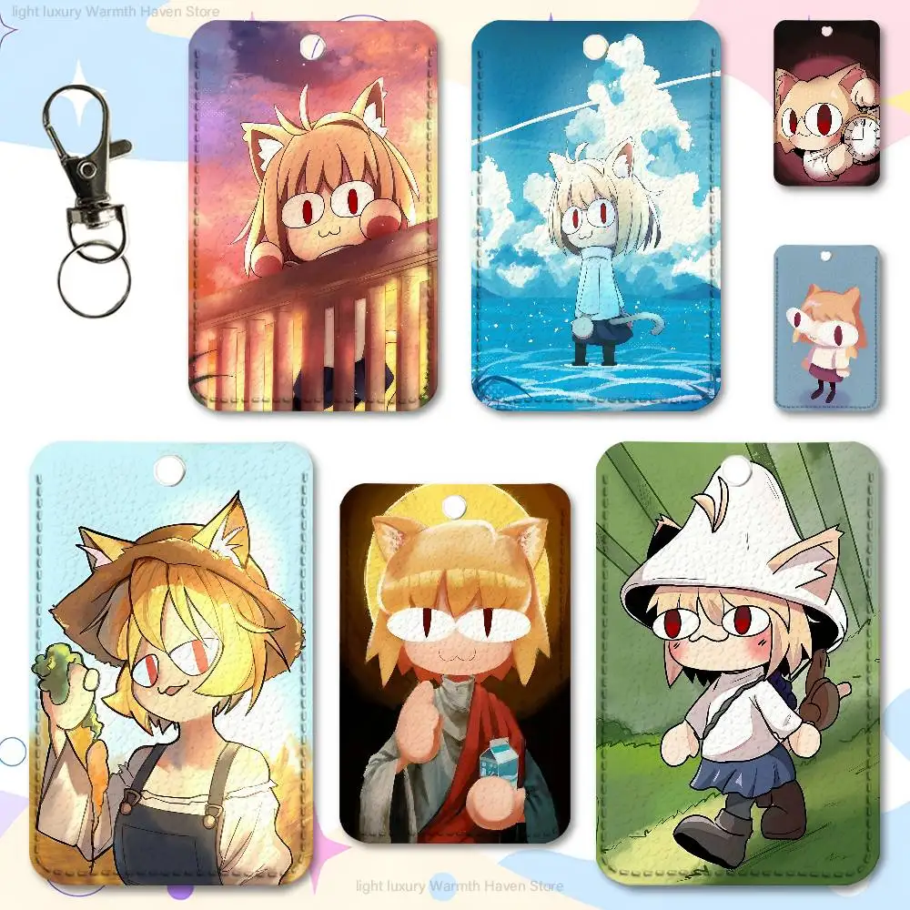 

Cute N-Neco A-Arc Custom Access Card Case Leather Card Holder Transportation Card Case Gifts