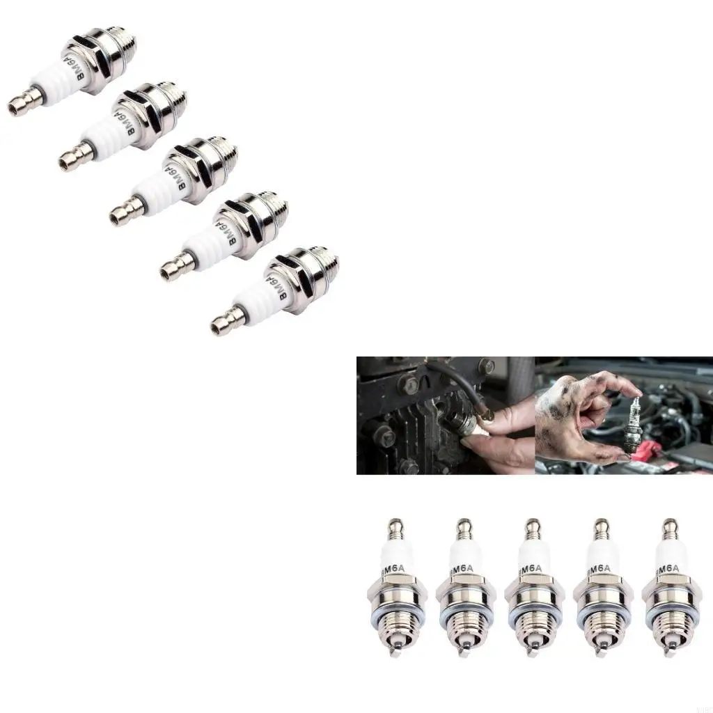 BM6A Sparks Plug Glow Plug для бензопинкой газонокосилка полоса