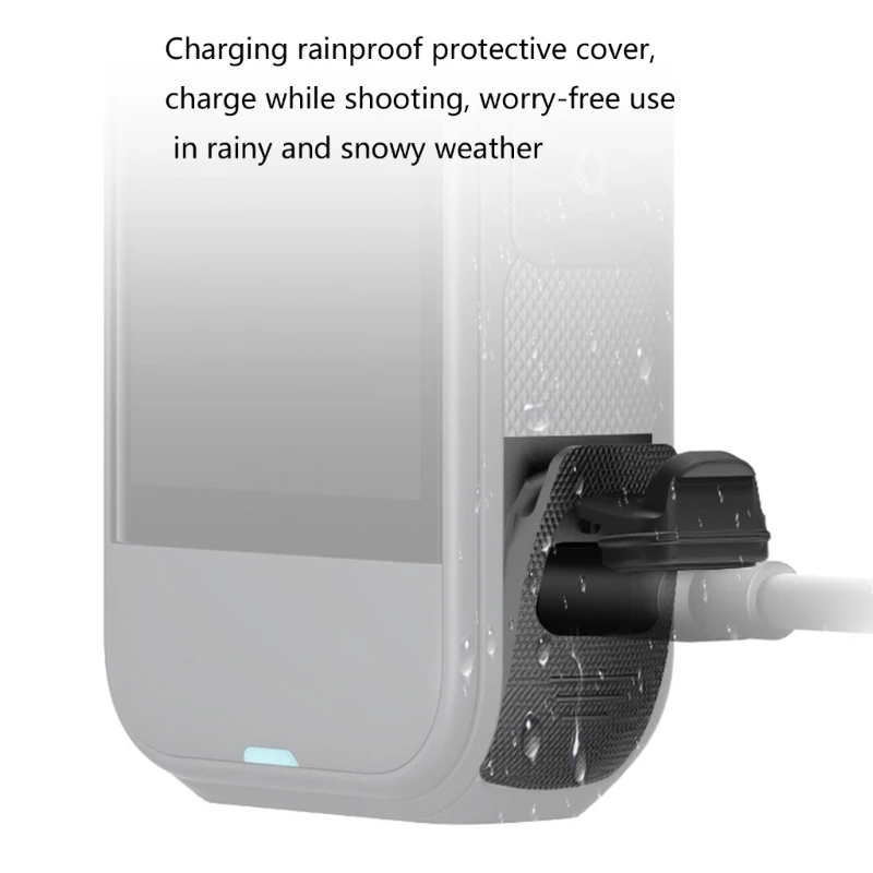 

Y2GD Compact Side Cover Cap for 360 Camera Charging Port During Operate