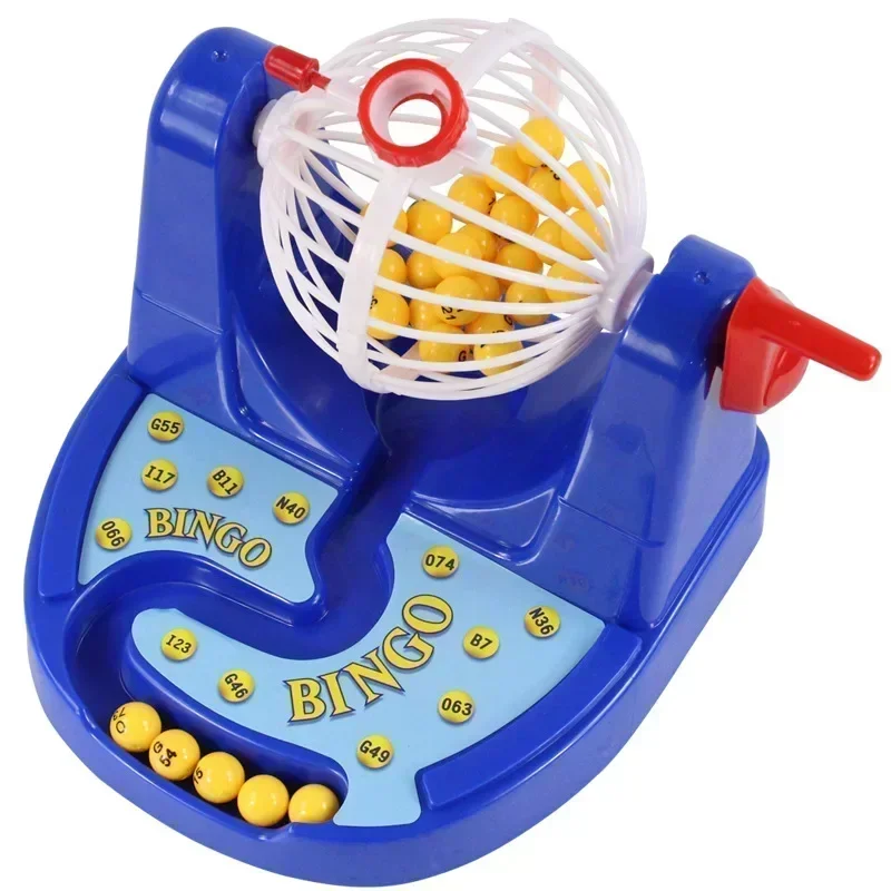 Educatief speelgoed Bingo Machine Ernie Loterij Machine Leuke puzzel Desktop Spelen Ideaal bordspel Ouder-kind interactiecadeau