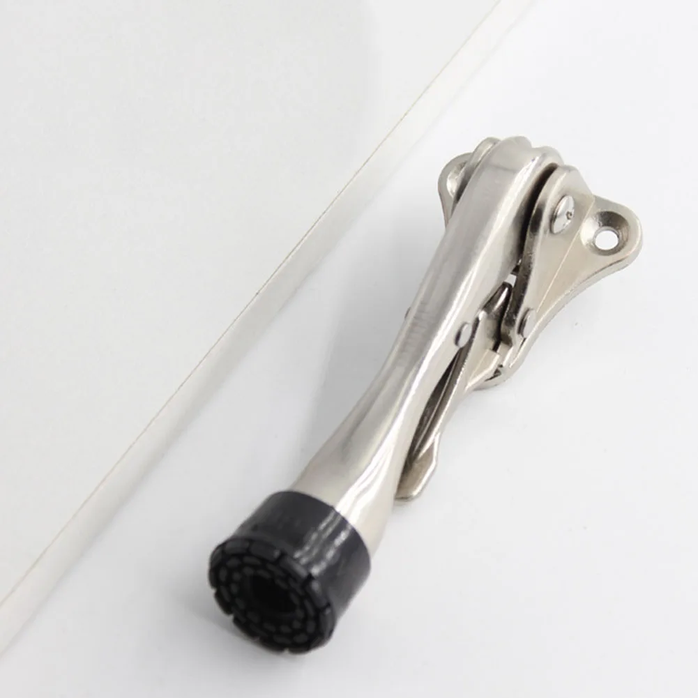 Door Stopper Anti-theft Door Stopper Kick Down Home Door Holder Rubber Buffer Door Mounted Stopper For Home Hardware Accessories